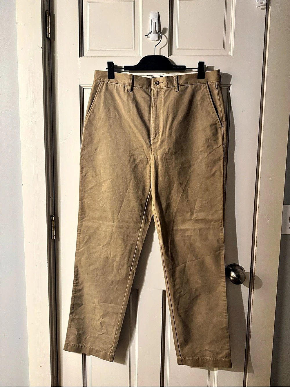 NWT J.Crew Broken-In Straight Chino Pants Dusty Khaki 34x32